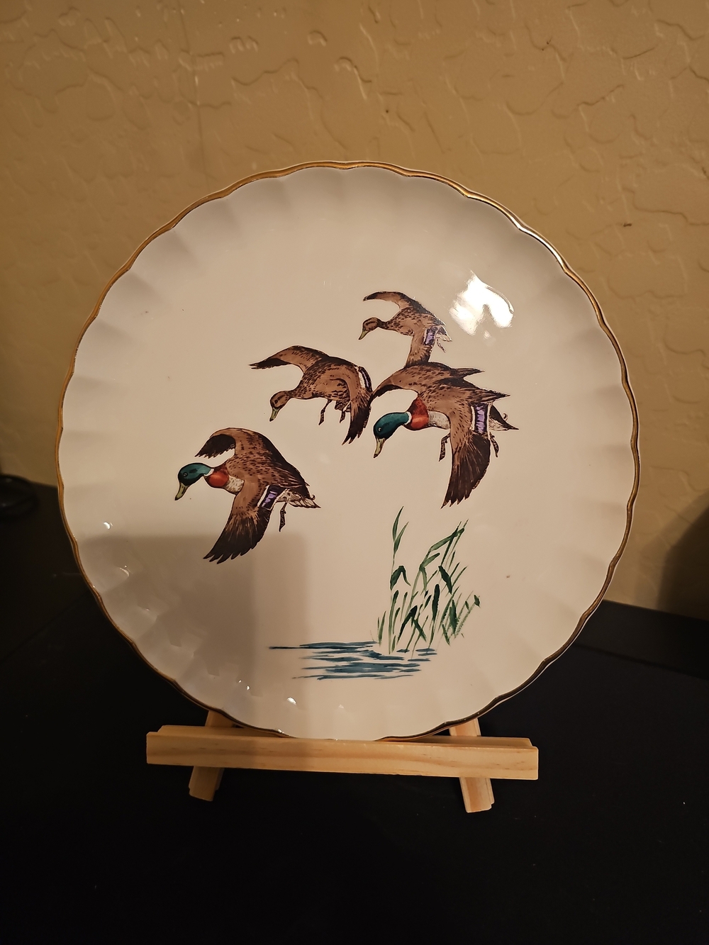 Luncheon Plate, WS George, Philippe, Game Birds, Hand Painted